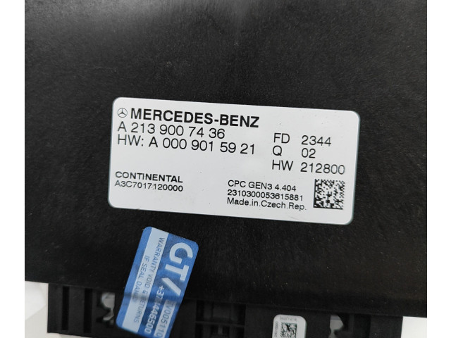 Блок управления коробкой передач A2139007436, A0009015921   Mercedes-Benz GLE W167