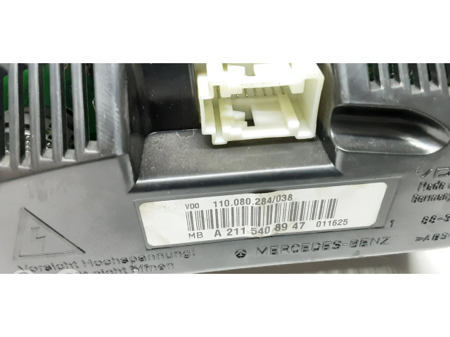 Панель приборов A2115408947   Mercedes-Benz E W211       