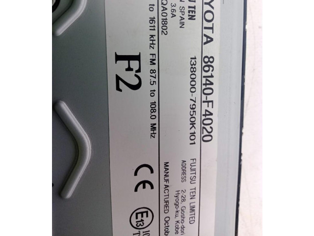 Дисплей    86140F4020   Toyota C-HR I