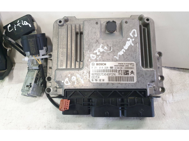 Блок управления двигателя 0281018228, 9678818280   Citroen Berlingo