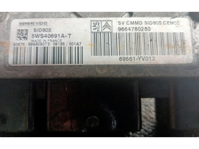 Řídící jednotka 9664780280   Peugeot 107 