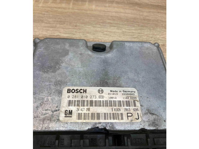Řídící jednotka 24417198, 0281010273   Opel Omega B2 1999