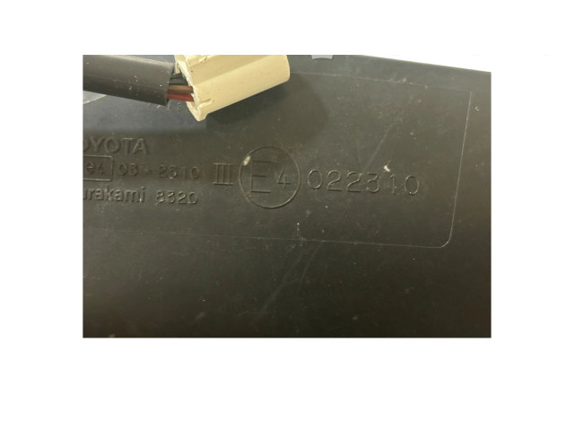 Zpětné zrcátko  Toyota Corolla E140 E150 2007  022310, 8320  