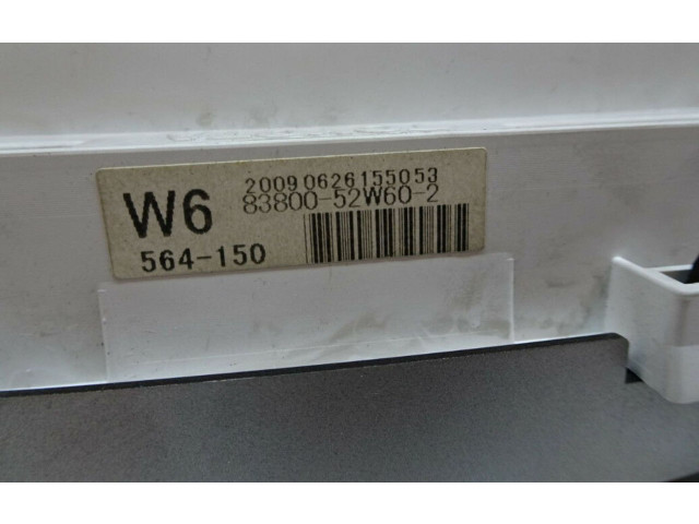 Přístrojová deska  Toyota Urban Cruiser (XP110) 2009 83800-52W60-2  