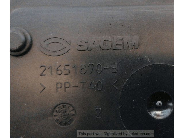 Přístrojová deska  Peugeot 307 2001 6105KS, SAGEM  