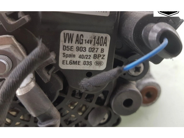 Генератор 05E903027B, 05E903027B   Volkswagen Taigo      