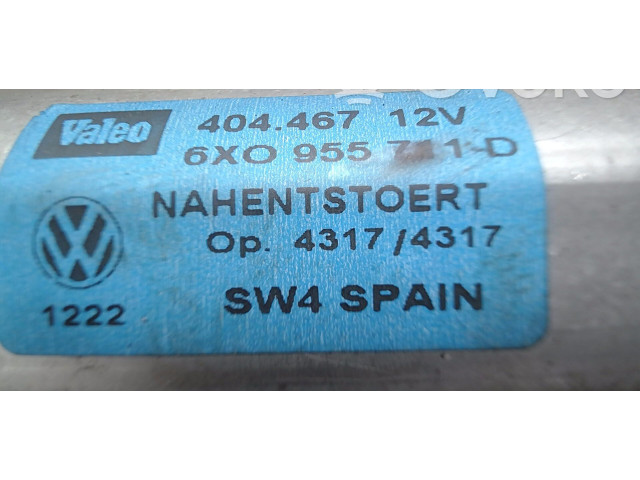 Моторчик заднего дворника 6X0955711D, 6X0955711F    Volkswagen Lupo
