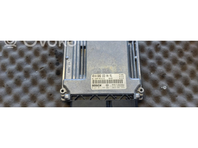 Řídící jednotka A6461530491, 0281011789   Mercedes-Benz Vito Viano W639 2005