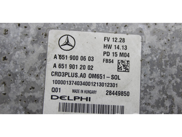 Блок управления двигателя A6519000603, A6519012002   Mercedes-Benz C W205