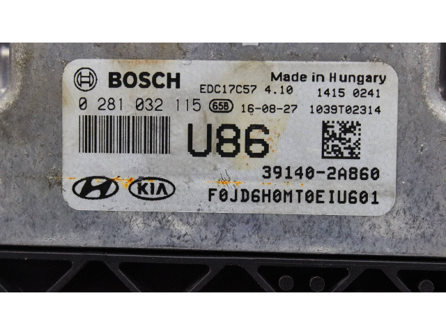Řídící jednotka 391402A860, 0281032115   KIA Ceed 2016