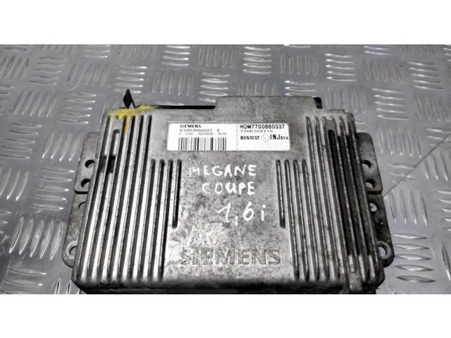 Řídící jednotka S105300201E, HOM7700860337   Renault Megane I 1998