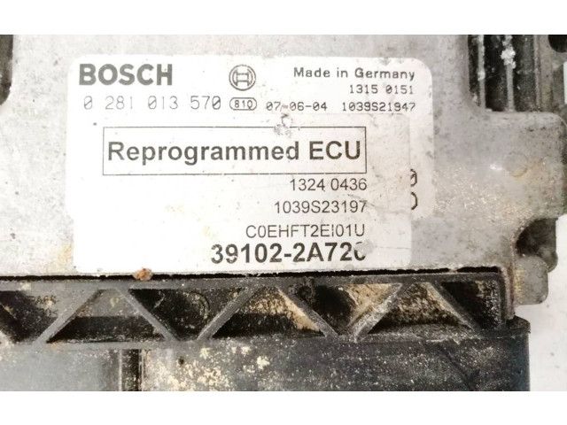 Řídící jednotka 0281013570, 39102-2a720   KIA Ceed 2009