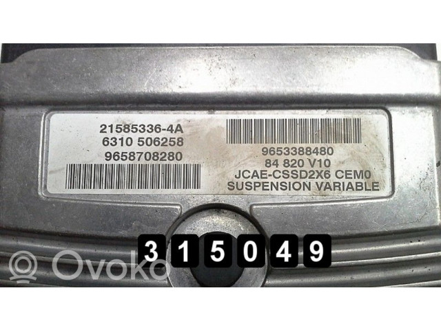 Řídící jednotka 9658708280   Citroen C6 2007