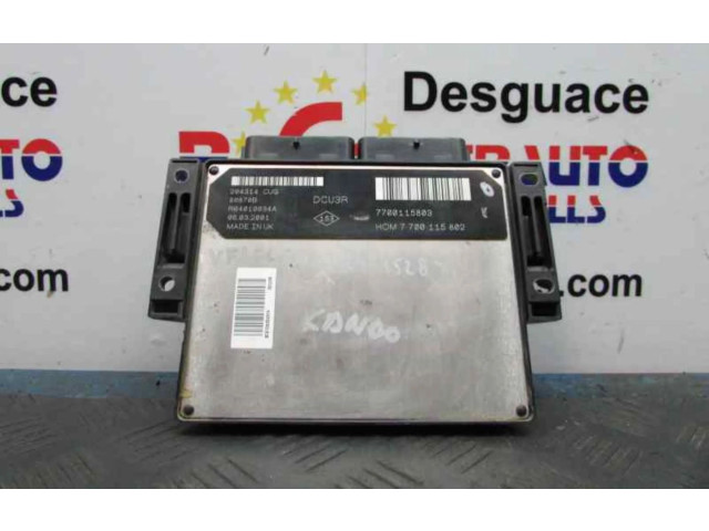 Řídící jednotka 7700115802   Renault Kangoo I 