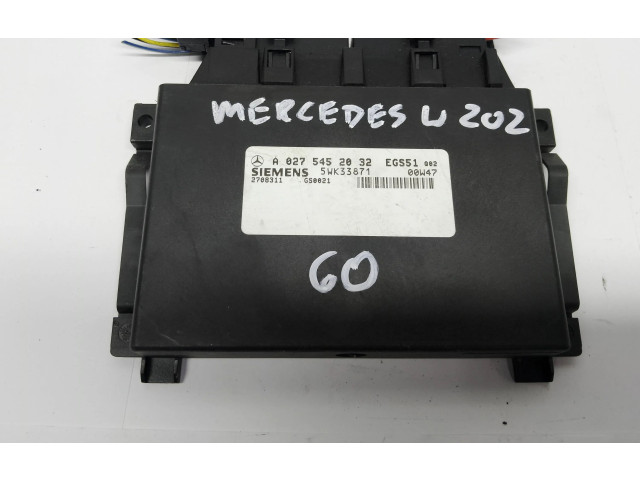 Блок управления надувных подушек A0275452032   Mercedes-Benz C AMG W202   