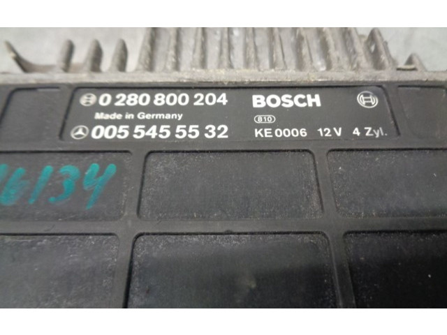 Řídící jednotka 0055455532, 0280800204   Mercedes-Benz E W124 1986