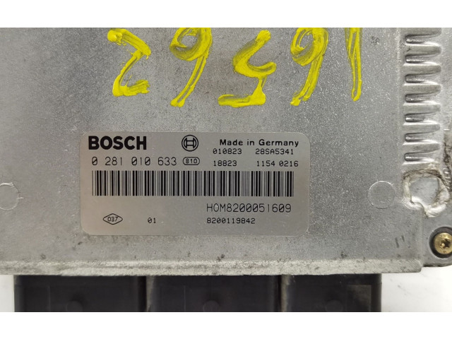 Řídící jednotka H0M8200051609, 0281010633   Renault Trafic I 2002