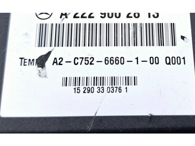 Řídící jednotka A2229002813   Mercedes-Benz CLS W257 2018