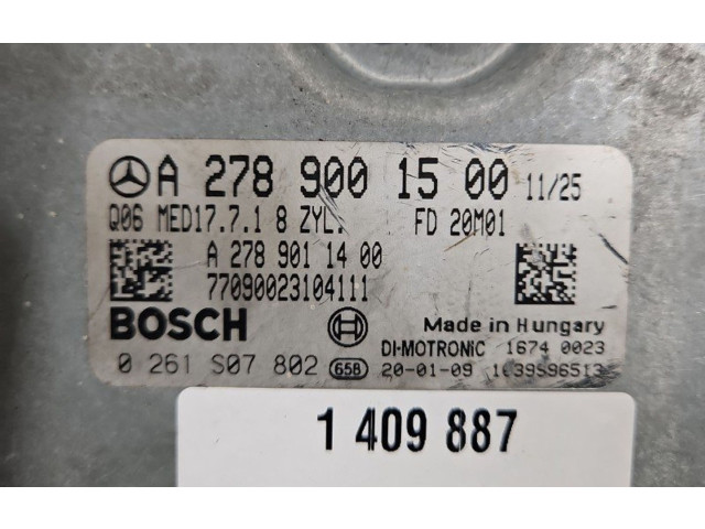 Řídící jednotka A2789001500, IMPRK1409887   Mercedes-Benz CLS C218 X218 2014