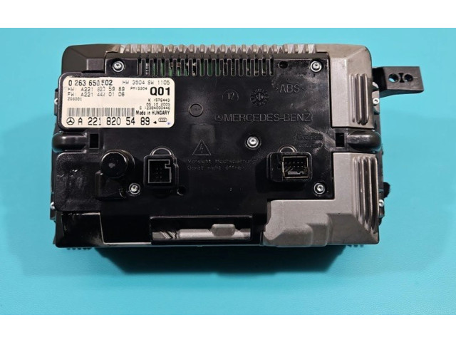 Дисплей    A2218205489, IMPRK1388579   Mercedes-Benz S W221