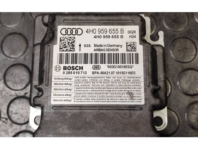 Блок подушек безопасности 4H0959655B, 0285010713   Audi A8 S8 D4 4H