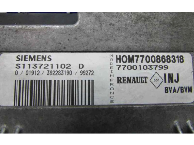 Řídící jednotka S113721102D   Renault Safrane 
