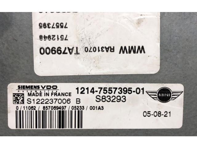 Pojistková skříňka Блок управления двигателем ECU 7562616   Mini One - Cooper R50 - 53 2001
