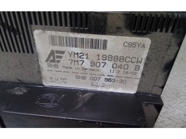 Блок управления климат-контролем 7M7907040B   Seat Alhambra (Mk1)