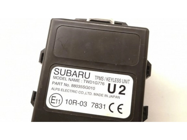 Блок управления TWD1G776, 88035SG010   Subaru Forester SJ