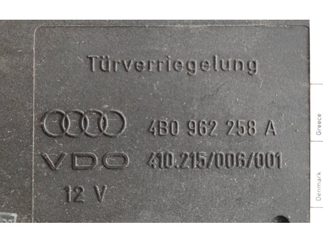 Блок комфорта 4B0962258A, 410215006001   Audi A6 S6 C5 4B   