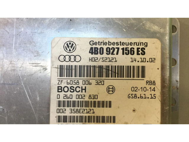 Блок управления коробкой передач 4B0927156ES   Audi A6 S6 C5 4B