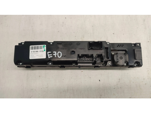 Блок управления климат-контролем 64119193966, 64119219974   BMW X6 E71