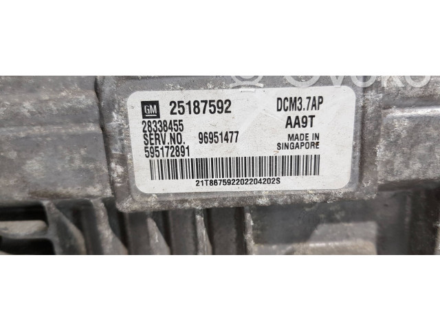 Řídící jednotka 96951477, 25187592   Chevrolet Captiva 2012