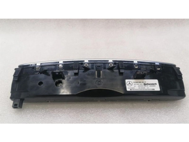 Блок управления климат-контролем A2059054917   Mercedes-Benz EQC