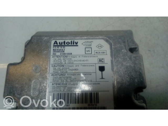 Блок подушек безопасности 610901600, 285586520R   Renault Laguna III