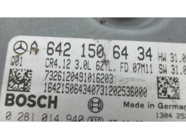 Блок управления двигателя A6421506434   Mercedes-Benz R W251