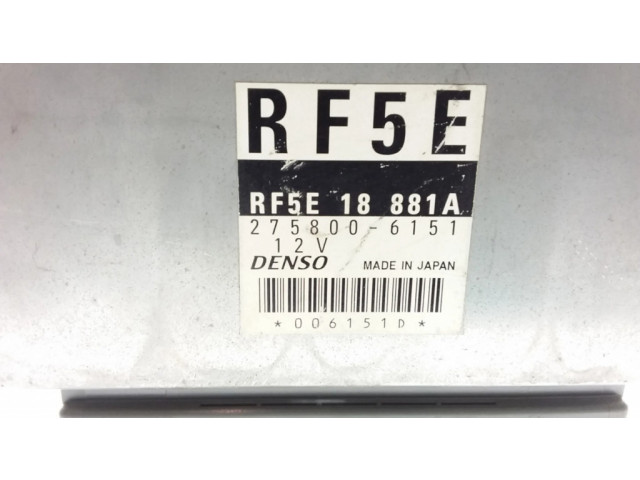 Блок управления двигателя 2758006151, RF5E18881A   Mazda 6
