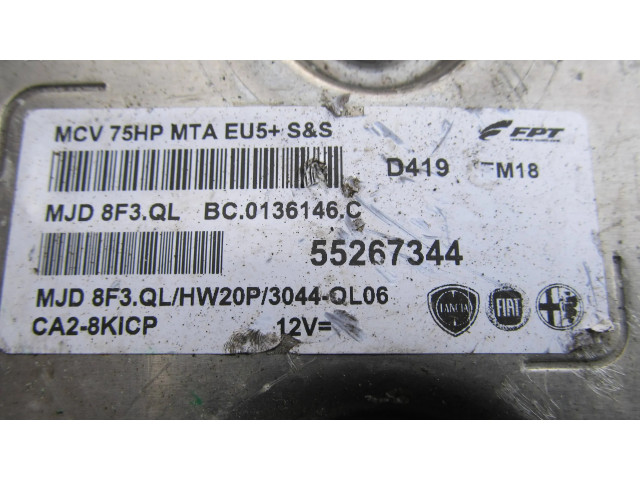 Řídící jednotka 55267344, BC0136146C   Peugeot Bipper 2016