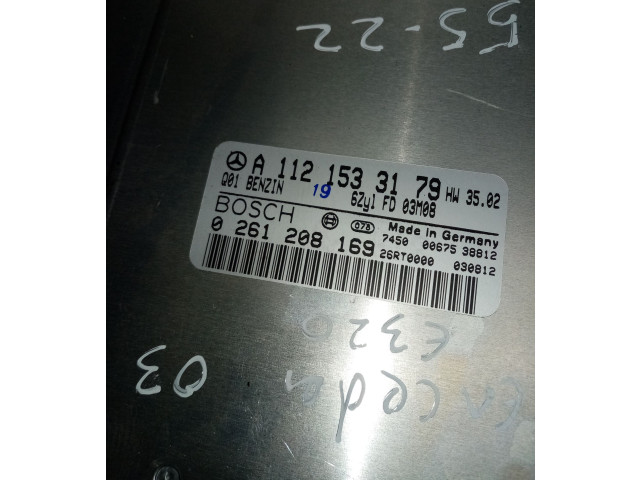 Řídící jednotka A1121533179   Mercedes-Benz E W211 2003