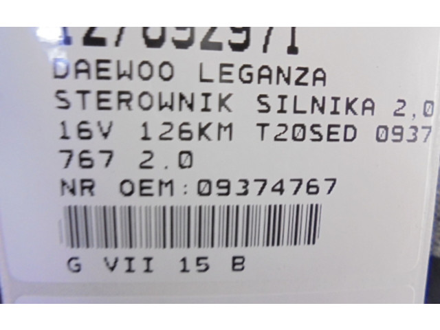 Řídící jednotka 09374767, 09374767   Daewoo Leganza 1999