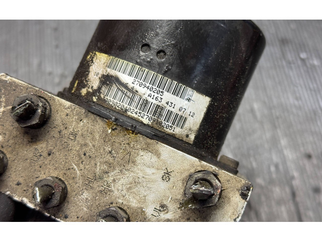 Jednotka ABS A1634310712, 270940205   Mercedes-Benz ML W163 2005