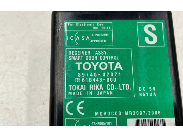 Блок управления двигателем Блок управления 8974042021, 61B443000   Toyota RAV 4 (XA30)