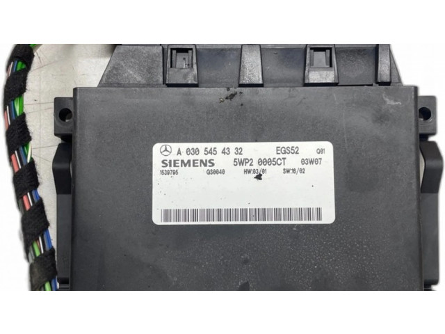 Блок управления коробкой передач A0305454332   Mercedes-Benz CLK A209 C209