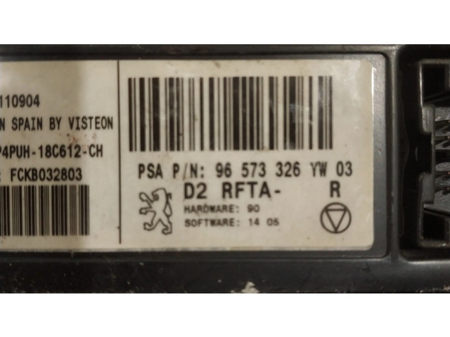 Блок управления климат-контролем 96573326   Peugeot 407
