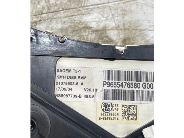 Přístrojová deska  Peugeot 307 2001 9655476580, 216785036A  