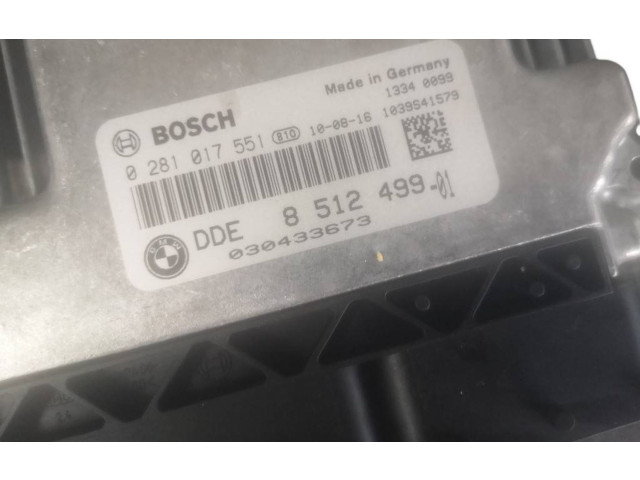 Řídící jednotka 0281017551, 8512499   BMW 1 E81 E87 2010