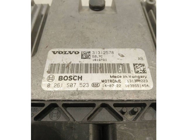 Řídící jednotka 31312578, 0261S07523   Volvo V40 2013