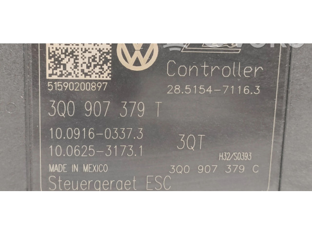 Jednotka ABS 3Q0907379T, 3Q0907379C   Skoda Octavia Mk3 (5E) 2016