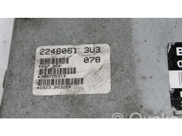 Řídící jednotka 0281001243, 2242212   BMW 3 E36 1991