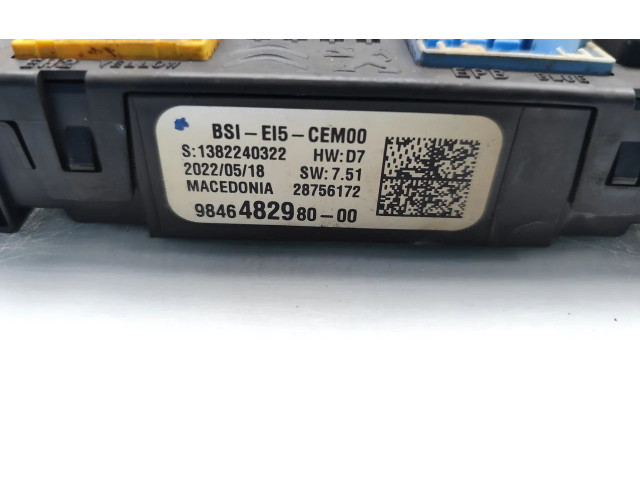   Pojistková skříňka 9846482980, 1382240322   Opel Grandland X 2022